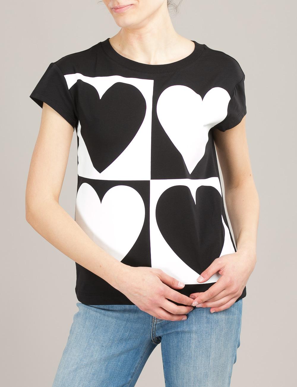 T-shirt Graphic Hearts Love Moschino